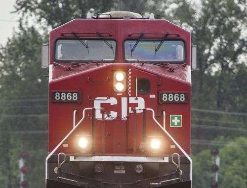 Canada Pacific hydrogen locomotive and railway