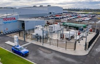 Toyota installed hydrogen refuelling stations in Melbourne