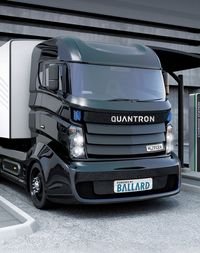 Ballard and Quantron partner to develop hydrogen fuel cell electric trucks