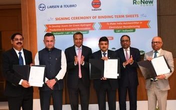 IndianOil, L&T and ReNew to develop green hydrogen business