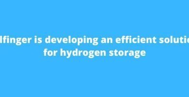 Bilfinger is developing an efficient solution for hydrogen storage