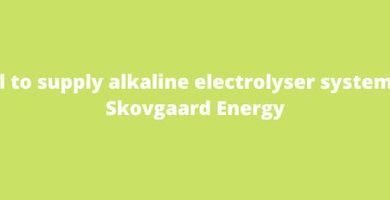 Nel to supply alkaline electrolyser system to Skovgaard Energy