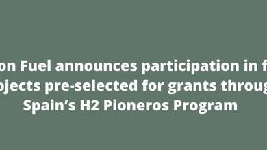 Fusion Fuel announces participation in four projects pre-selected for grants through Spain’s H2 Pioneros Program