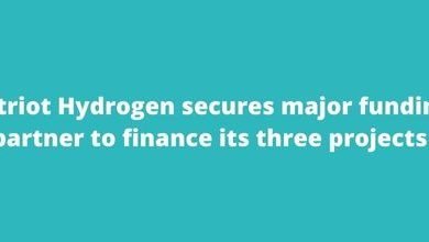 Patriot Hydrogen secures major funding partner to finance its three projects