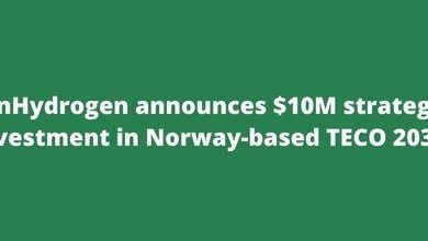 SunHydrogen announces $10M strategic investment in Norway-based TECO 2030