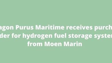 Hexagon Purus Maritime receives purchase order for hydrogen fuel storage system from Moen Marin