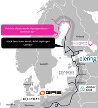 Six partners have signed a cooperation agreement to develop Nordic-Baltic Hydrogen Corridor