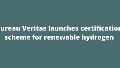 Bureau Veritas launches certification scheme for renewable hydrogen