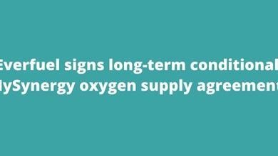 Everfuel signs long-term conditional HySynergy oxygen supply agreement