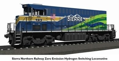 Sierra Northern Railway and partners conduct public briefing on zero emission switching locomotive