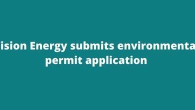 Vision Energy submits environmental permit application