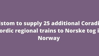 Alstom to supply 25 additional Coradia Nordic regional trains to Norske tog in Norway