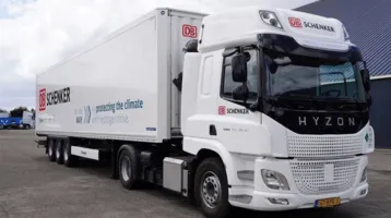 Hyzon Motors announces first truck in operations with DB Schenker