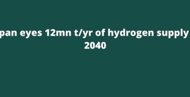 Japan eyes 12mn tyr of hydrogen supply in 2040