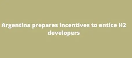 Argentina prepares incentives to entice H2 developers