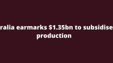 Australia earmarks $1.35bn to subsidise H2 production