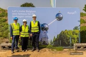 Fluxys starts building a new natural gas and hydrogen pipeline