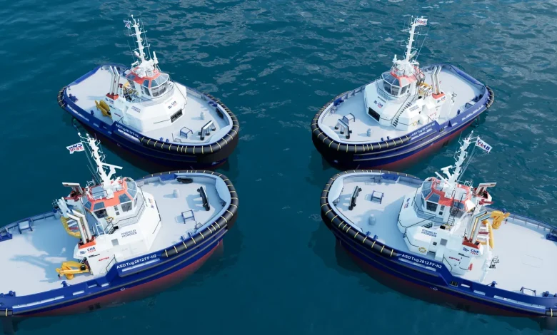 CMB.TECH signed shipbuilding contract with Damen for four hydrogen-powered ASD tugs