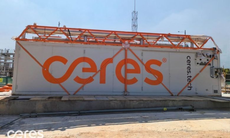 Ceres signed second phase of contract with Shell for green hydrogen