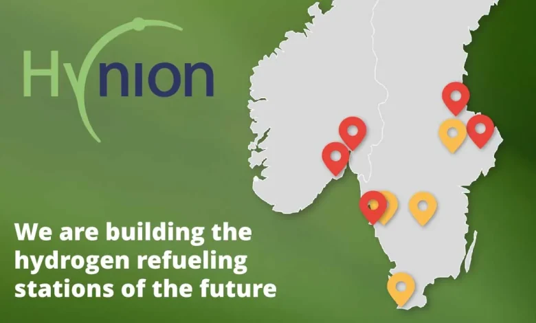 Hynion secures project funding for hydrogen refueling stations in Västerås and Jönköping