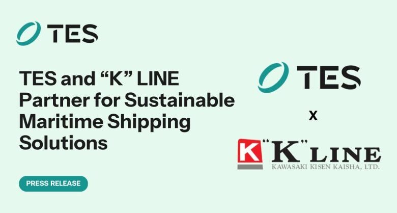 TES and “K” LINE partner for sustainable maritime shipping solutions