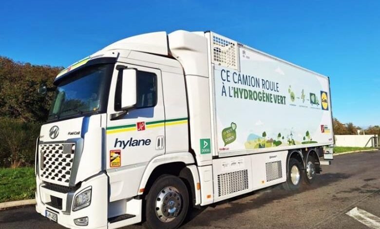 Lidl announced the new green hydrogen powered HGV on French roads