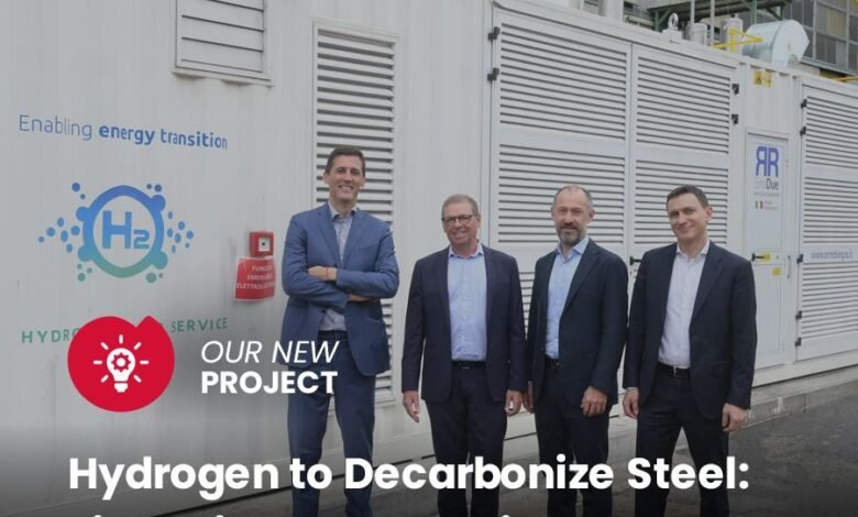 Tenaris, Snam and Tenova marks the start of Italy's first test using hydrogen at a steel plant for steel processing