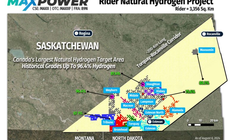 MAX Power to enter into exploration phase at Rider natural hydrogen project in Canada