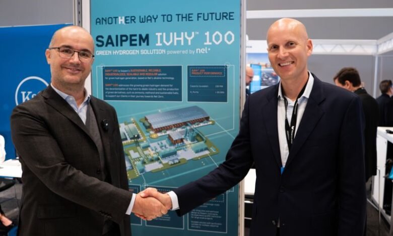 Saipem unveils IVHY™ 100, a scalable and modular 100 MW green hydrogen solution