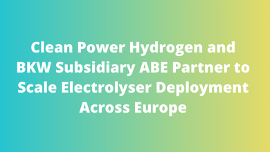 Clean Power Hydrogen and BKW Subsidiary ABE Partner to Scale Electrolyser Deployment Across Europe