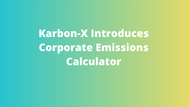 Karbon-X Introduces Corporate Emissions Calculator