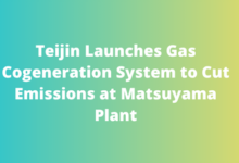 Teijin Launches Gas Cogeneration System to Cut Emissions at Matsuyama Plant
