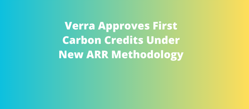 Verra Approves First Carbon Credits Under New ARR Methodology