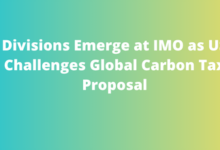 Divisions Emerge at IMO as US Challenges Global Carbon Tax Proposal