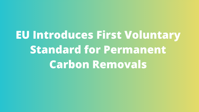 EU Introduces First Voluntary Standard for Permanent Carbon Removals