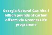 Georgia Natural Gas hits 1 billion pounds of carbon offsets via Greener Life programme