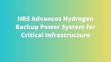 HRS Advances Hydrogen Backup Power System for Critical Infrastructure
