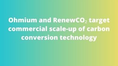 Ohmium and RenewCO₂ target commercial scale-up of carbon conversion technology