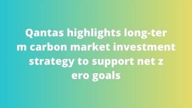 Qantas highlights long-term carbon market investment strategy to support net zero goals