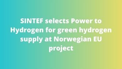 SINTEF selects Power to Hydrogen for green hydrogen supply at Norwegian EU project