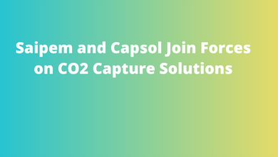 Saipem and Capsol Join Forces on CO2 Capture Solutions