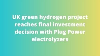 UK green hydrogen project reaches final investment decision with Plug Power electrolyzers