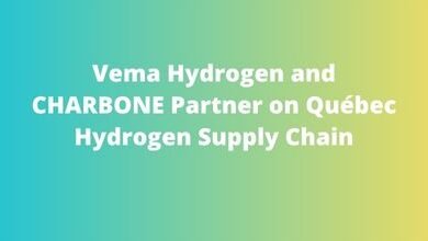 Vema Hydrogen and CHARBONE Partner on Québec Hydrogen Supply Chain