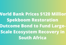 World Bank Prices $120 Million Spekboom Restoration Outcome Bond to Fund Large-Scale Ecosystem Recovery in South Africa