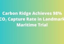 Carbon Ridge Achieves 98% CO₂ Capture Rate in Landmark Maritime Trial