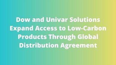 Dow and Univar Solutions Expand Access to Low-Carbon Products Through Global Distribution Agreement
